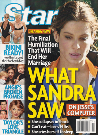 Illustration for article titled This Week In Tabloids: Jesse's Hitler Pose & Foursome; Angie's Kids Call Her "The Dragon"